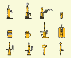 Free Beer Vector Icons