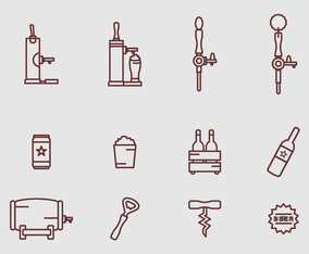 Beer Icons Vector