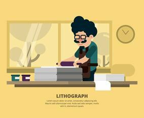 Lithograph Illustration