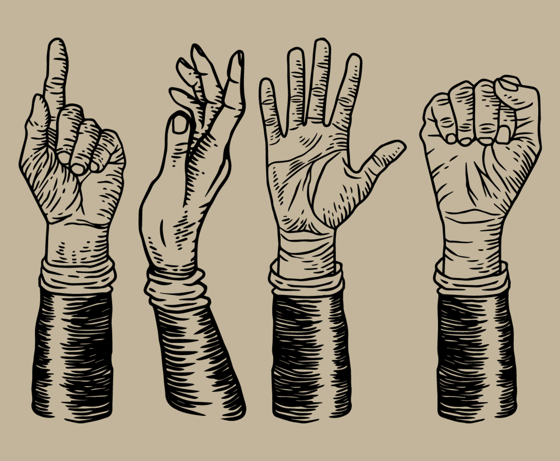 Vintage Hand Drawing