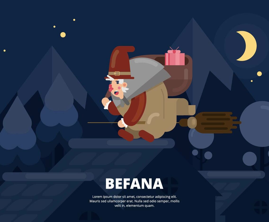 Befana Illustration