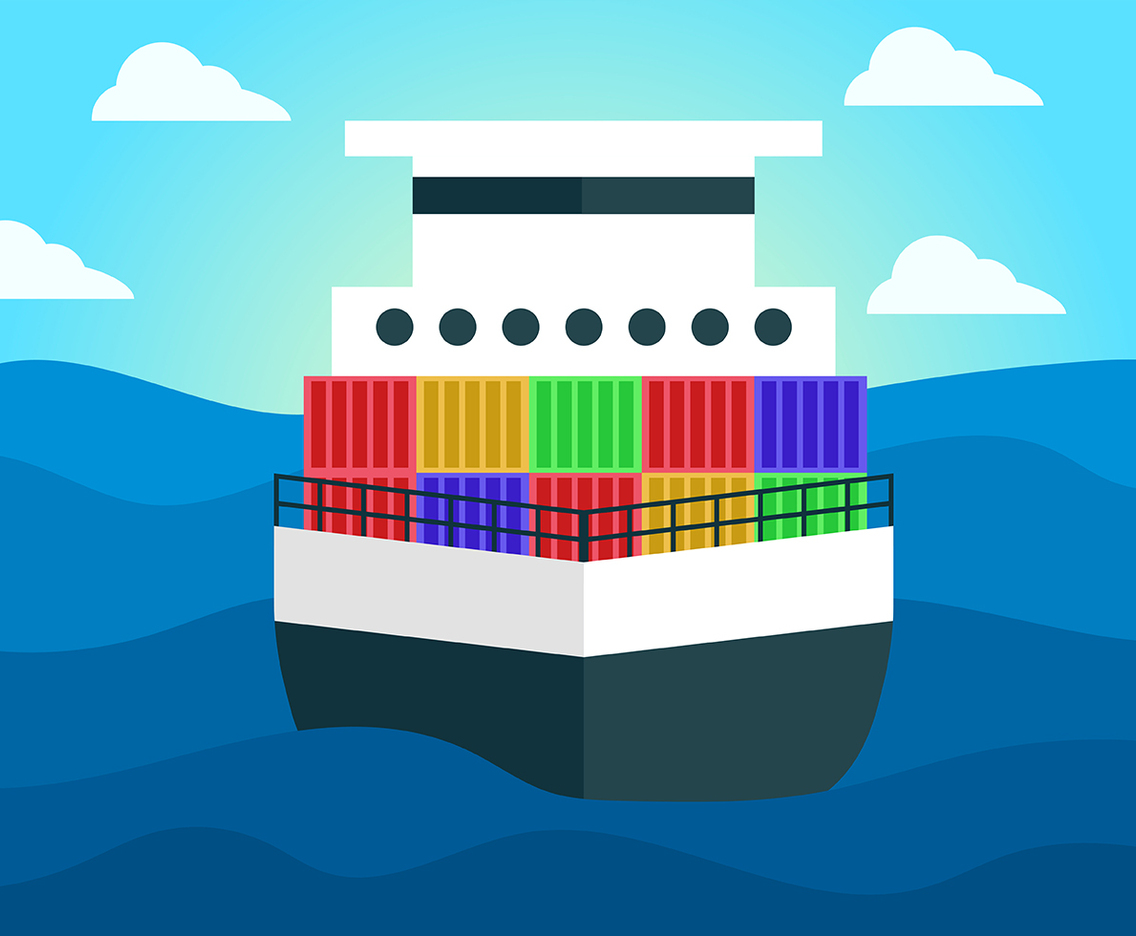 Shipyard Background Vector