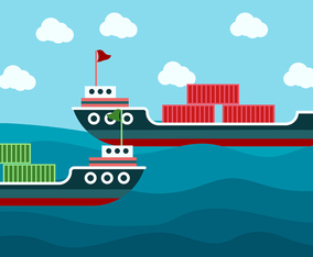 Shipyard Background Vector