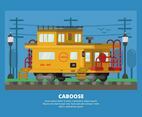 Caboose Illustration