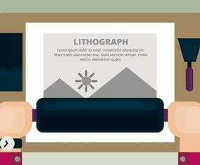 Lithograph Illustration