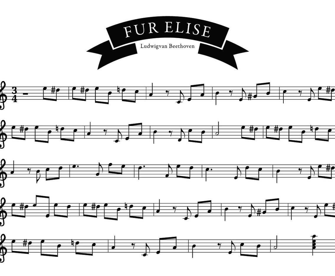 Fur Elise Song of Beethoven