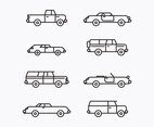 Outlined Cars