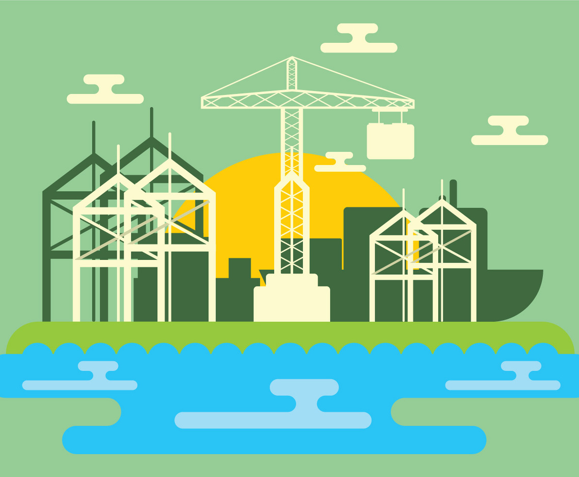 Shipyard Illustration