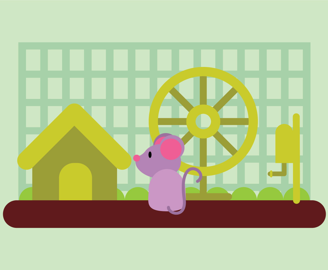 Gerbil Vector Art