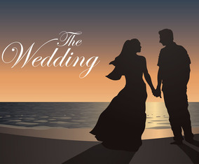 Beach Wedding Free Vector