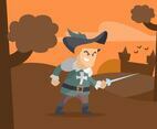 Musketeer Illustration