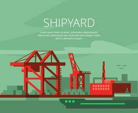 Shipyard Illustration