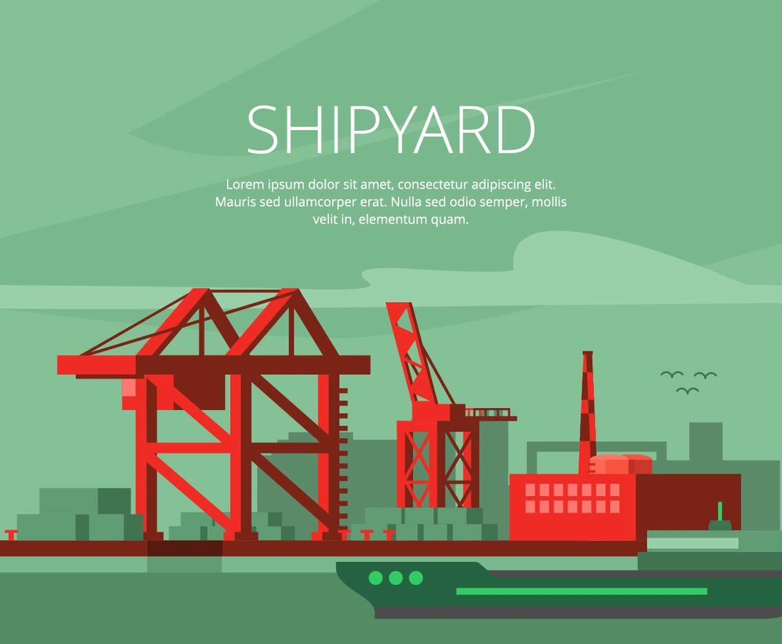Shipyard Illustration