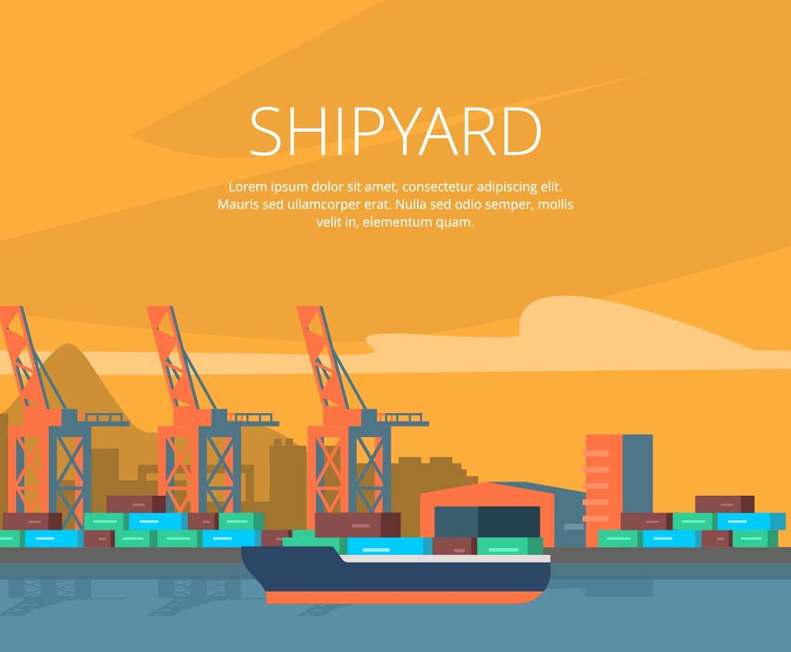Shipyard Illustration
