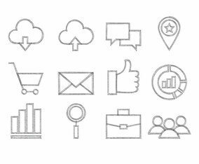 Sketchy Seo Icon Collection