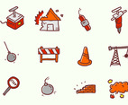 Demolition Handdrawn Icons