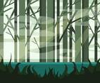Swamp Illustration Vector 2