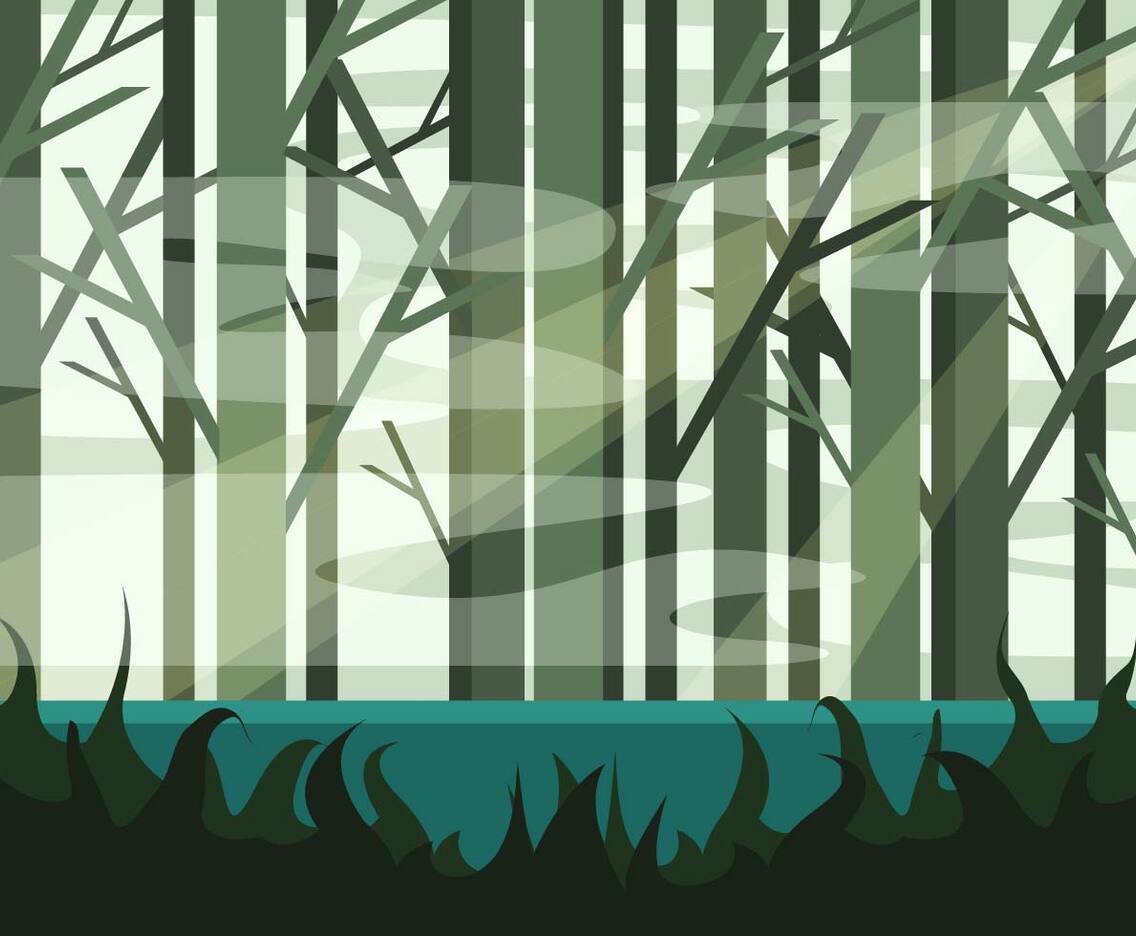Swamp Illustration Vector 2