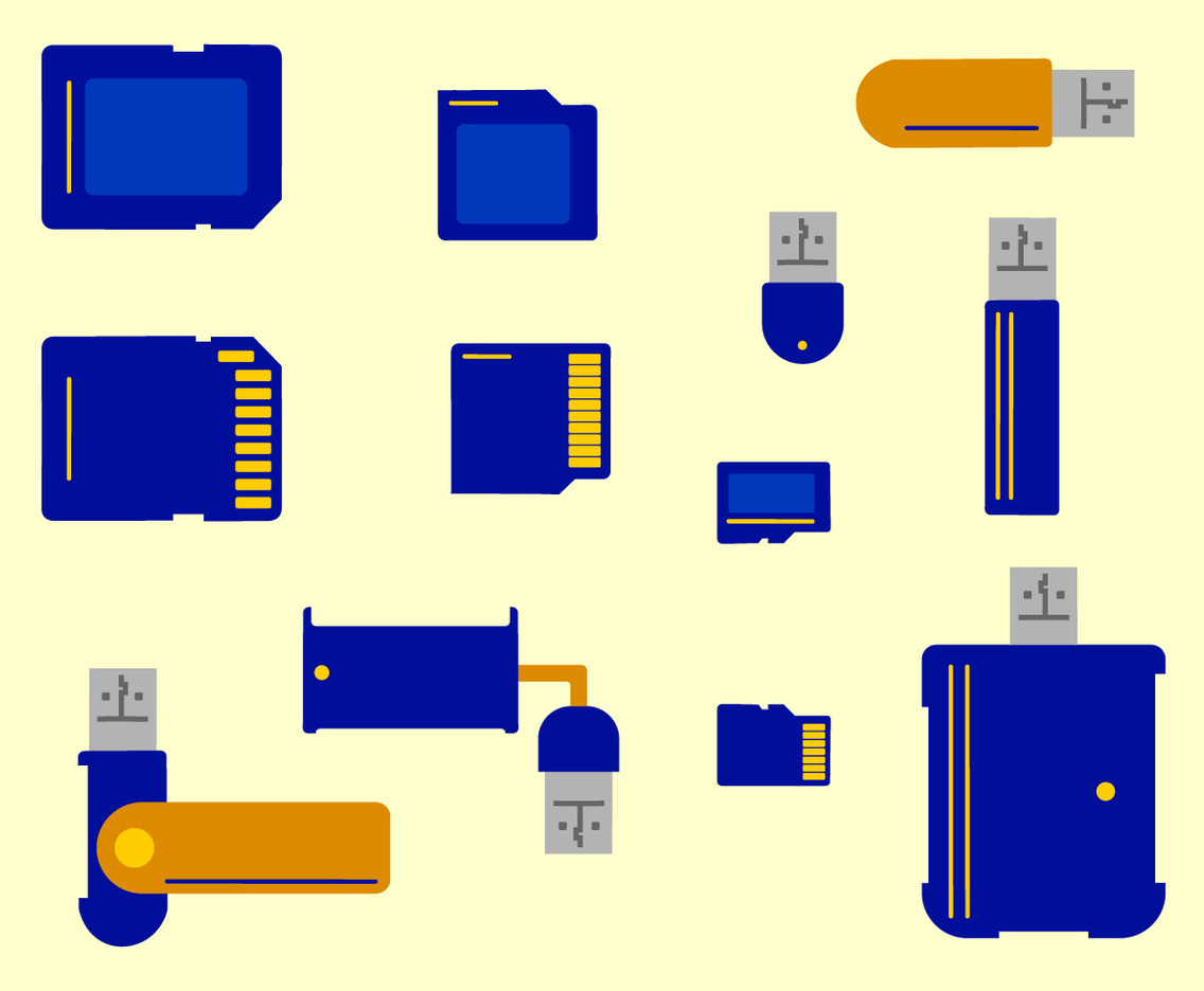 Card Reader Flat Color