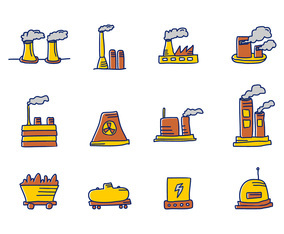 Factory And Industries Icon
