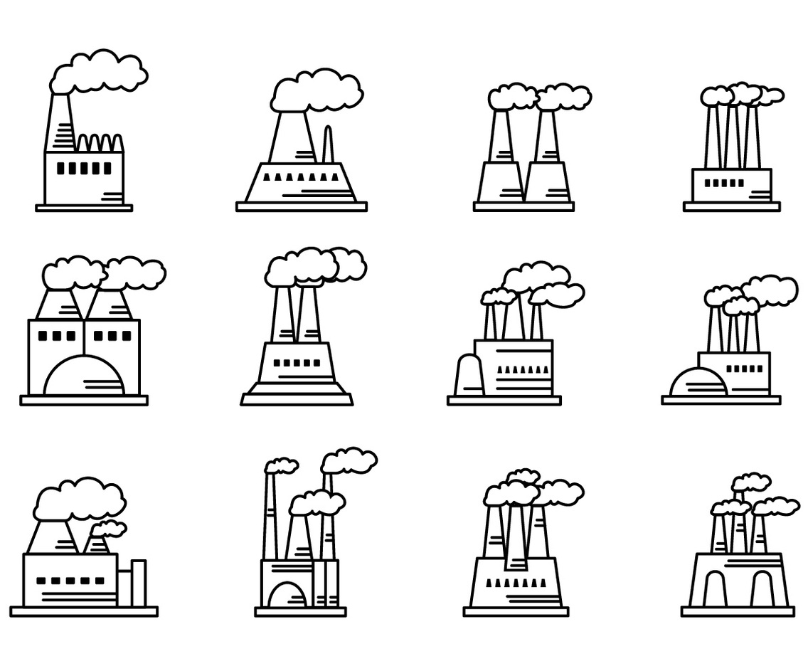 Smoke Stack Icons