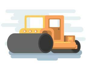 Steamroller Vector