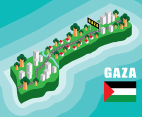 Isometric Gaza Map