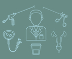 Urology Outline Icon Vector