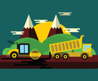 Road Work Illustration