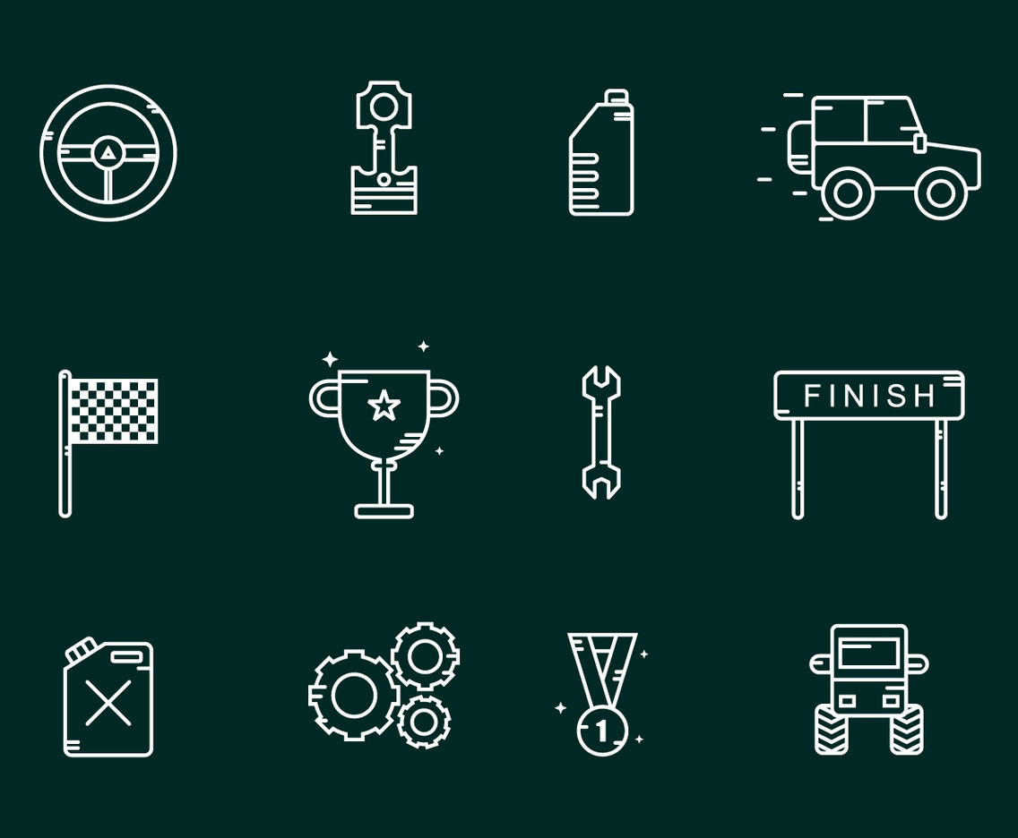 Offroad Competition Icons