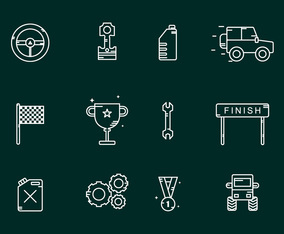 Offroad Competition Icons
