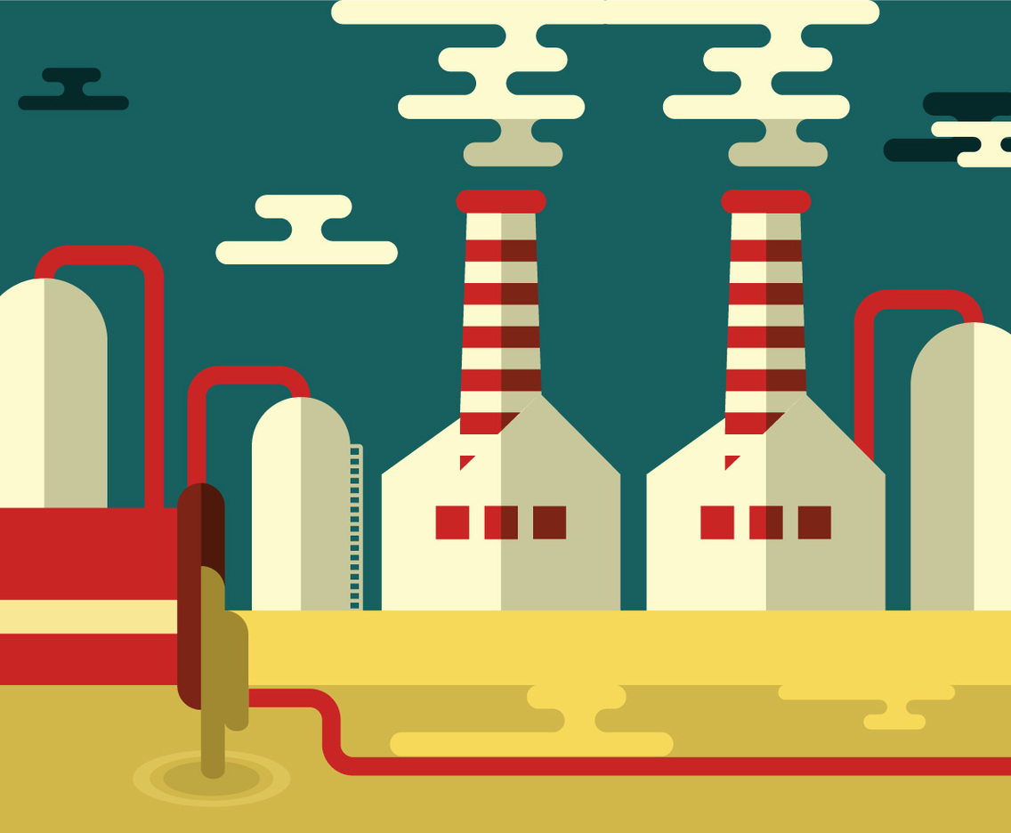 Simple Factory Landscape