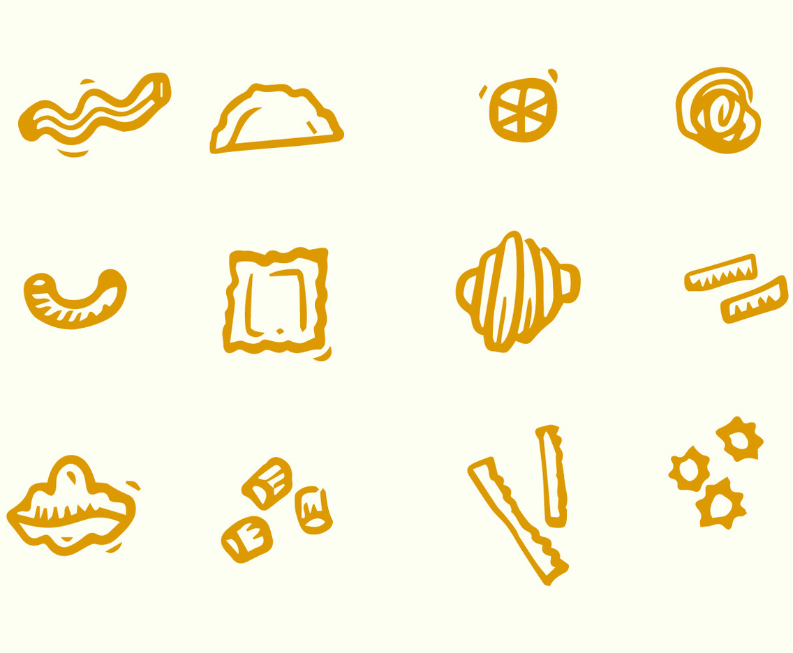 Various Pasta Icon