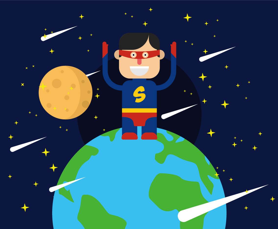 Super Heroes Illustration