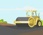 Steamroller Illustration