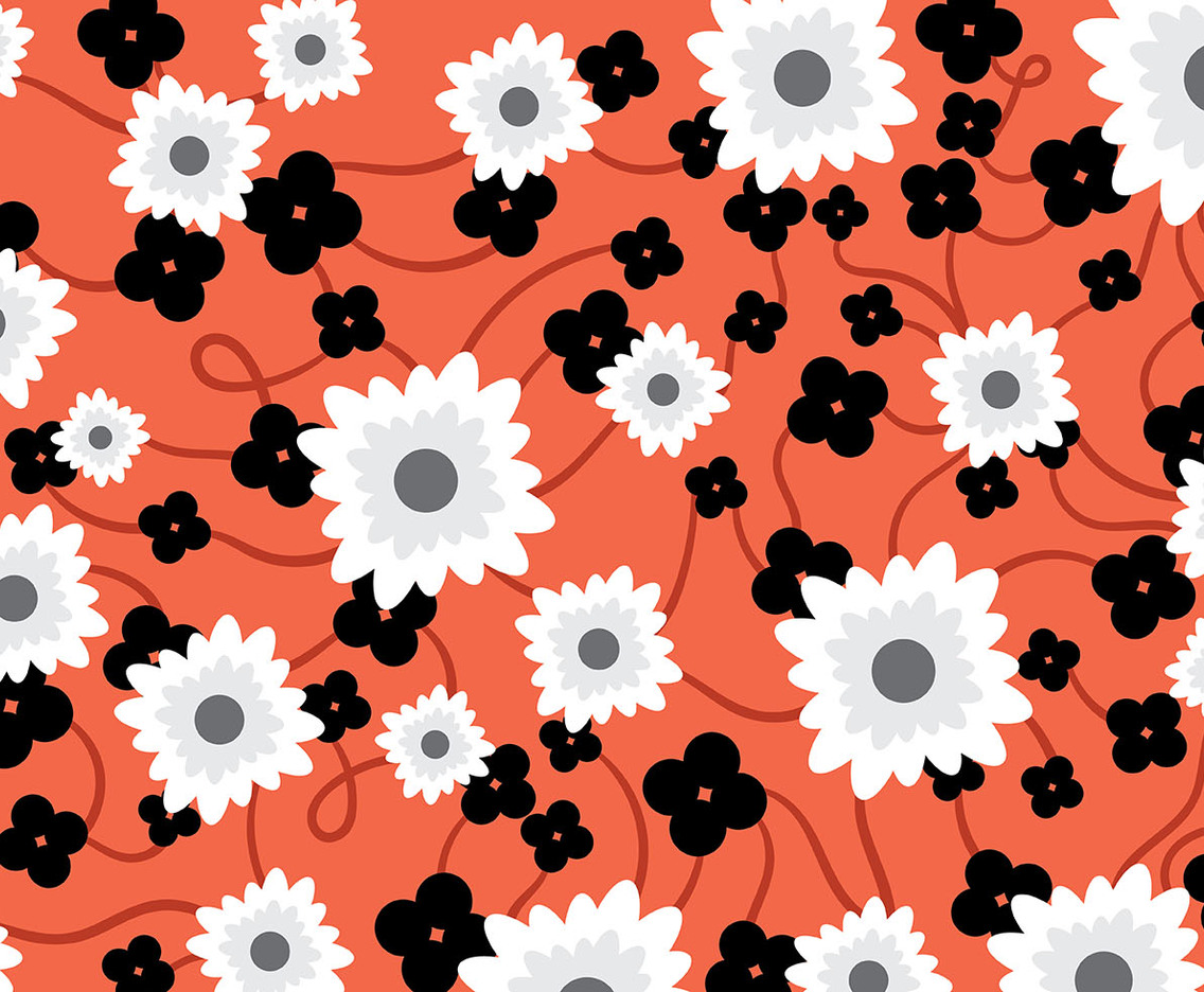 Ditsy Vector Background