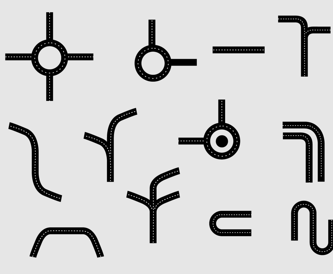 Road Navigation Icon