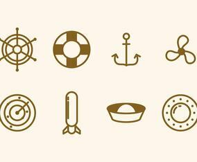 Flat Marine Corps Vectors