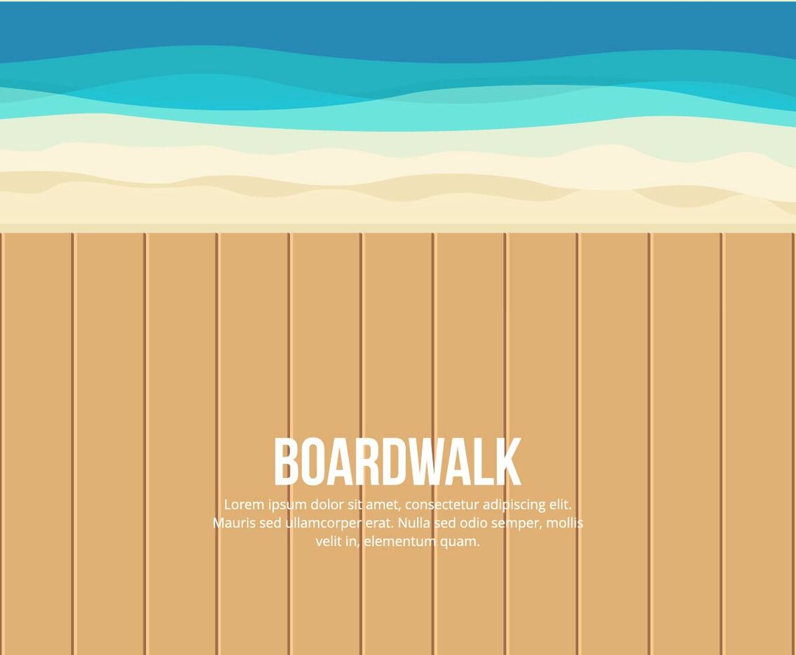 Boardwalk Illustration