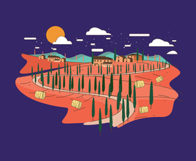 Tuscany Vector