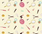 Beauty Clinic Pattern Free Vector