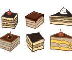 Tiramisu vector set