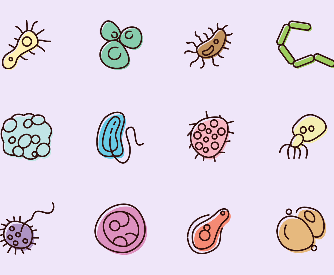 Bacteria Icons
