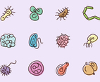 Bacteria Icons