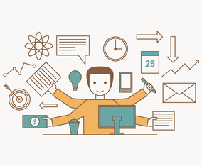 Multitasking Illustration