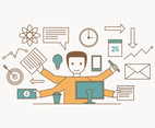 Multitasking Illustration