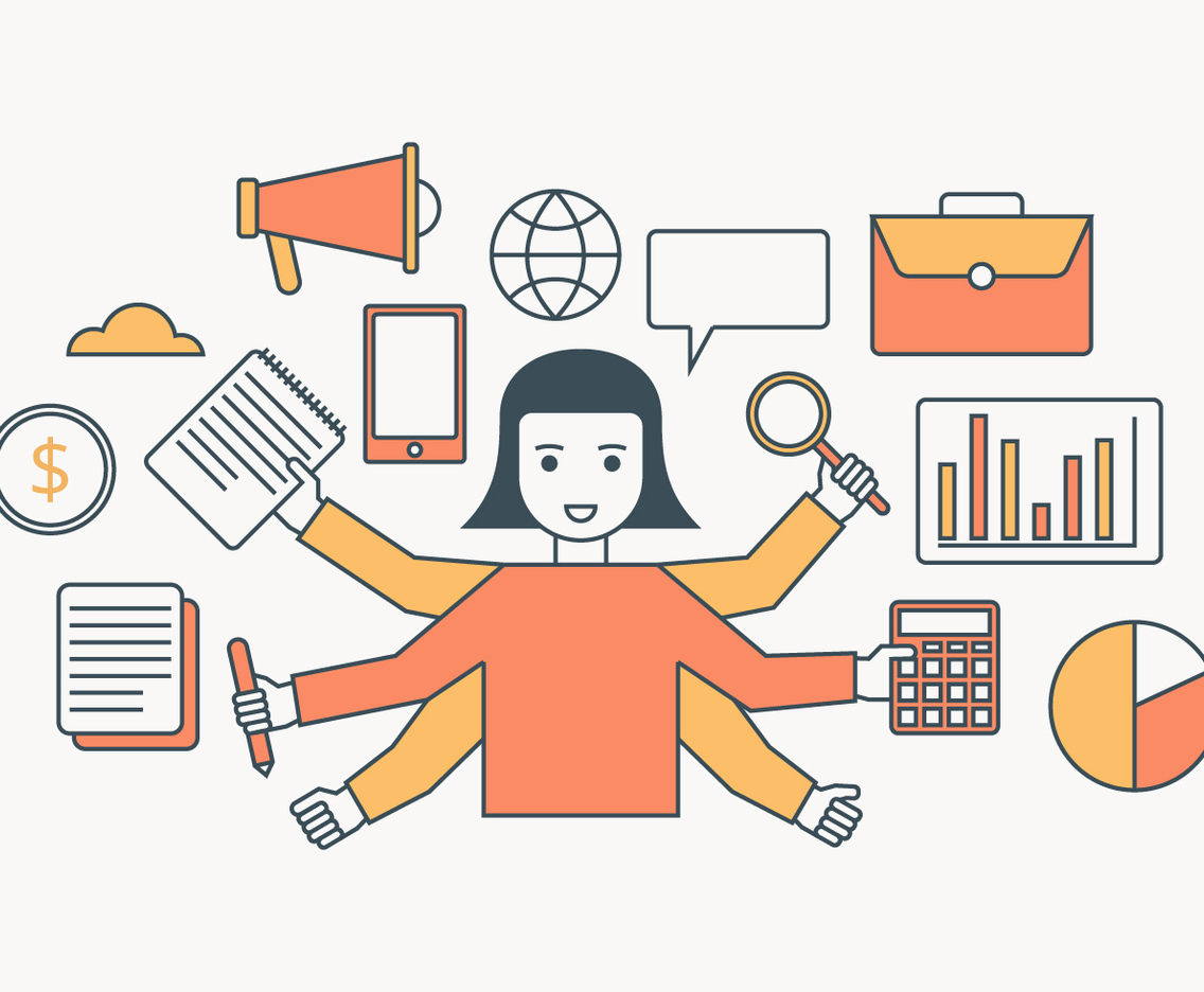 Multitasking Illustration