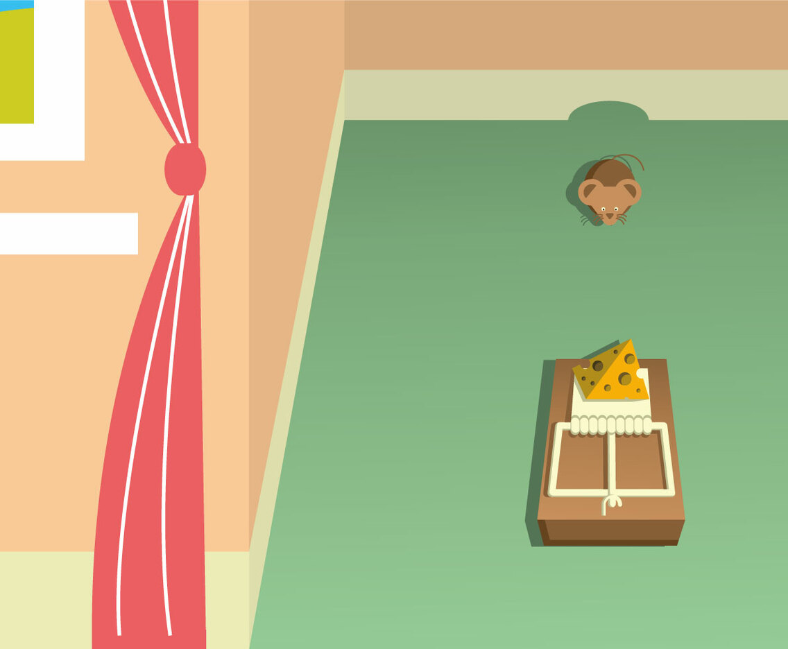 Mouse Trap Illustration