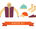 Winter Set Vector