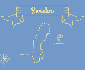 Sweden Map Outline